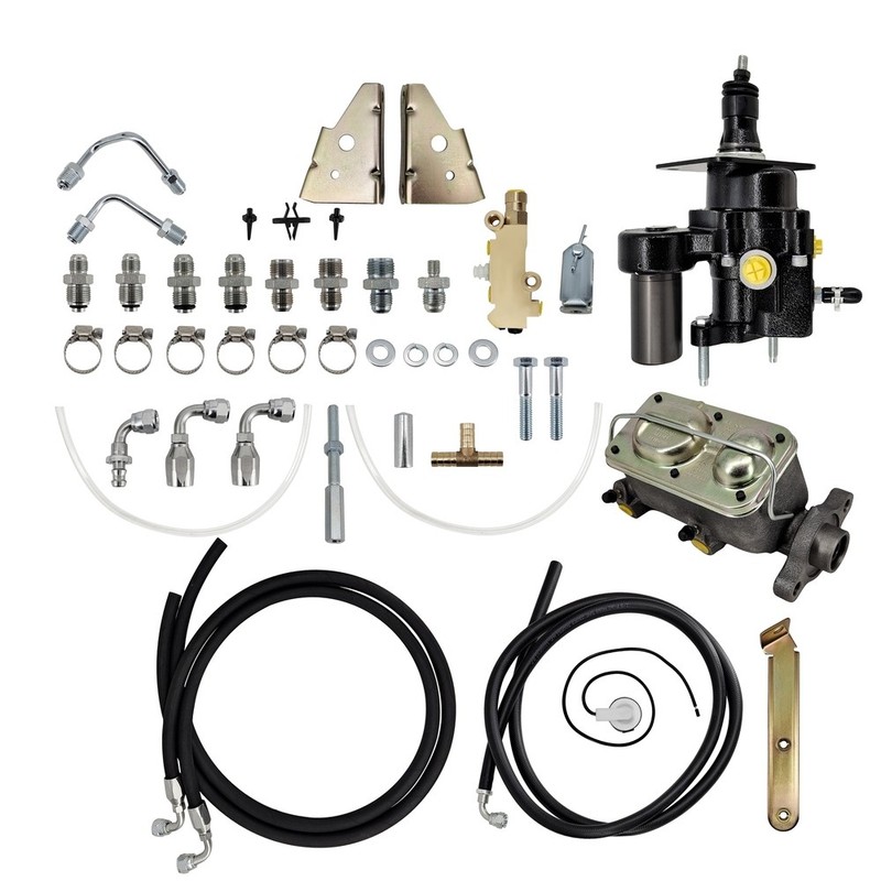 BLACKOUT Hydro Boost Power Brake Booster + Hoses Kit For 1970-1979 Chevy Camaro gallery