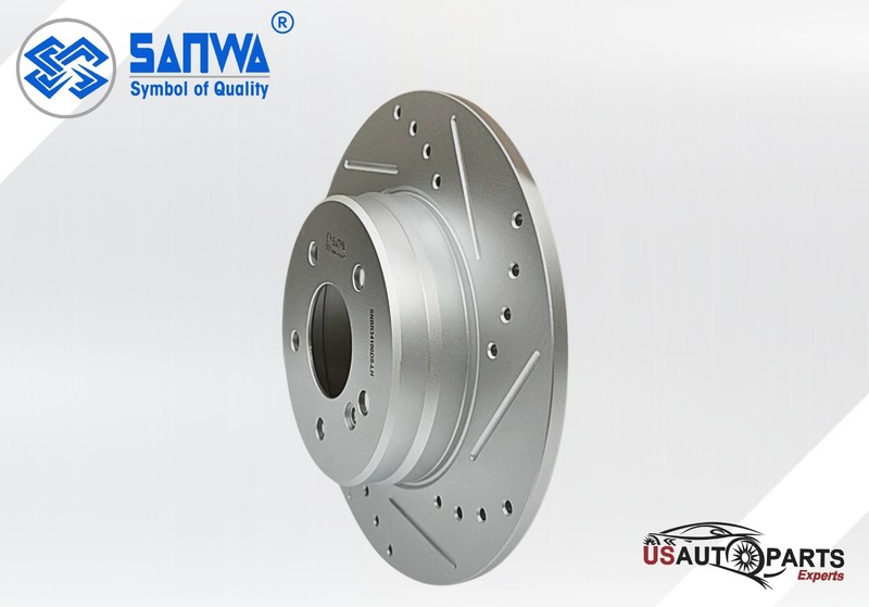 SANWA REAR L-H BRAKE ROTOR SOLID&GEOMET COATED D&S 290mm FOR Mercedes-Benz 96-11 gallery