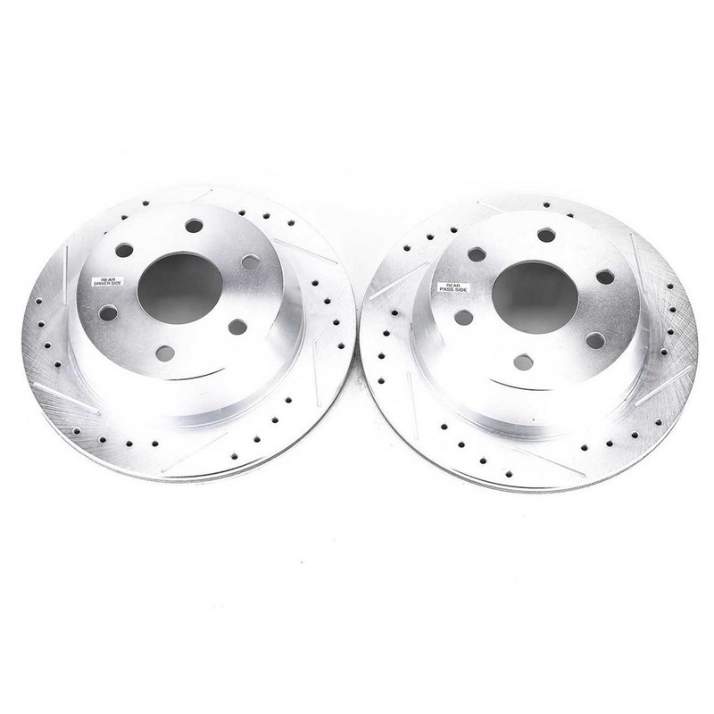 PowerStop Rear Evolution Drilled & Slotted Rotors for 03-05 Chevrolet Astro gallery