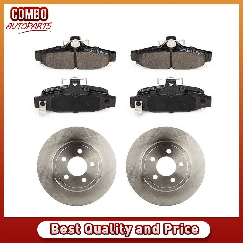 Rear Brake Rotors Ceramic Brake Pads for 1985-1992 Chevrolet Camaro