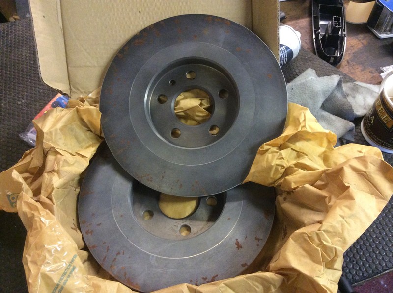 genuine peugeot 807 trw rear discs 4246P3 4249C0 272mm diam gallery