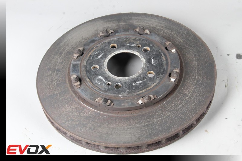 08-15 Mitsubishi Lancer Evolution X MR Front 2 piece Brake Rotors Lh Rh 62K gallery