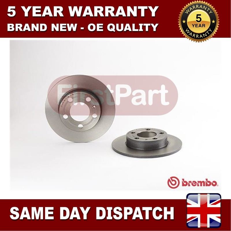 Fits Polo Golf Beetle Bora Fabia Ibiza A1 Firstpart Rear 2x Discs