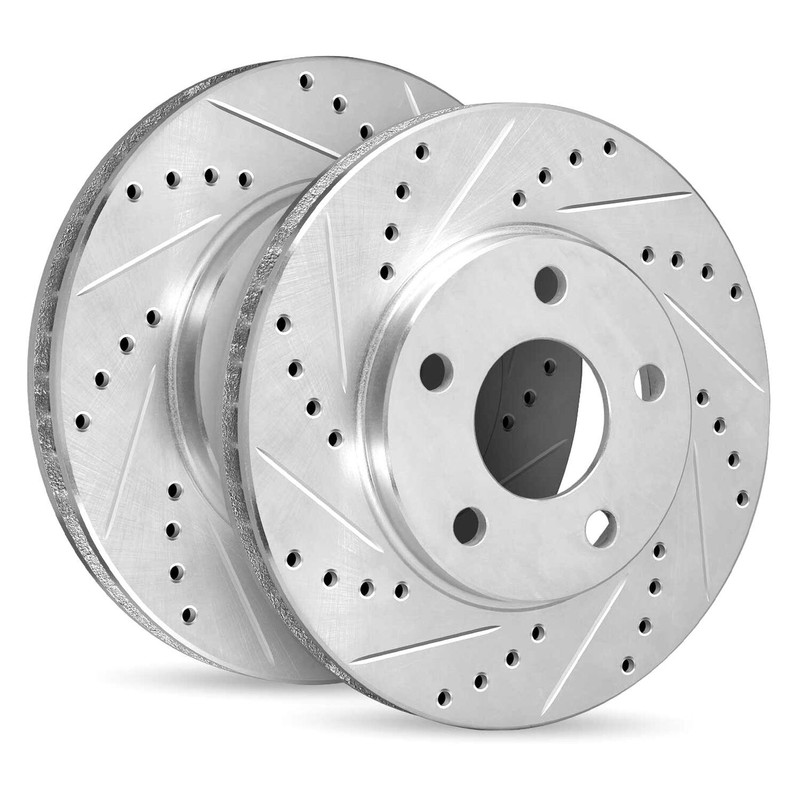 For Toyota Van 87-89 R1 Concepts Drilled & Slotted Front Brake Rotor Set gallery