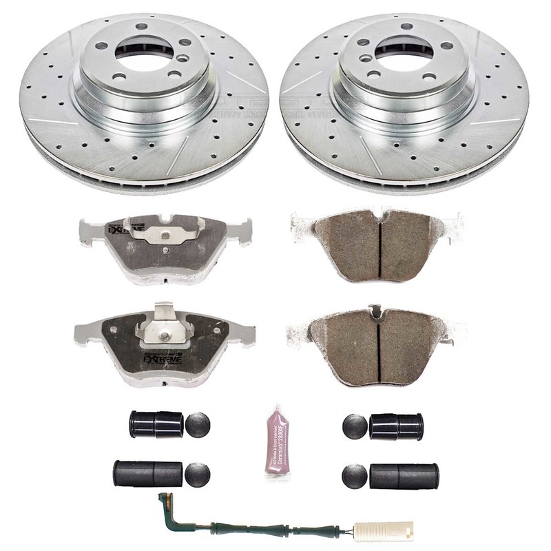 K2054-26 Powerstop 2-Wheel Set Brake Disc and Pad Kits Front for 750 760 745 gallery