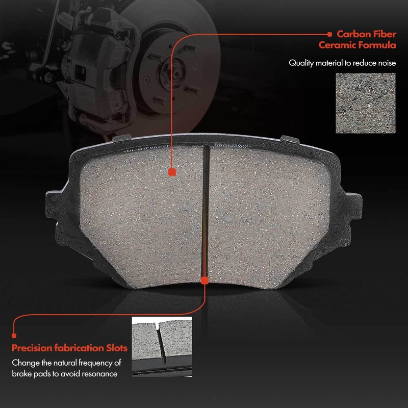 Front Side Disc Brake Rotor & Brake Pad for Suzuki Grand Vitara 99-05 XL-7 02-04 gallery