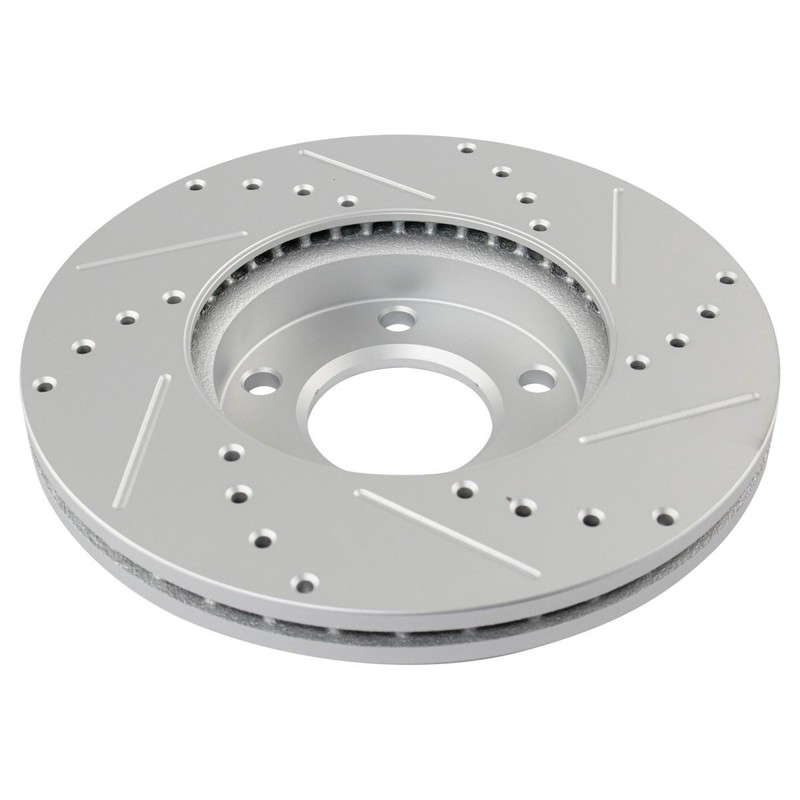 TRQ Brake Performance Rotor Front & Rear Kit of 4 for 04-11 Mazda3 Mazda 3 2.0L gallery