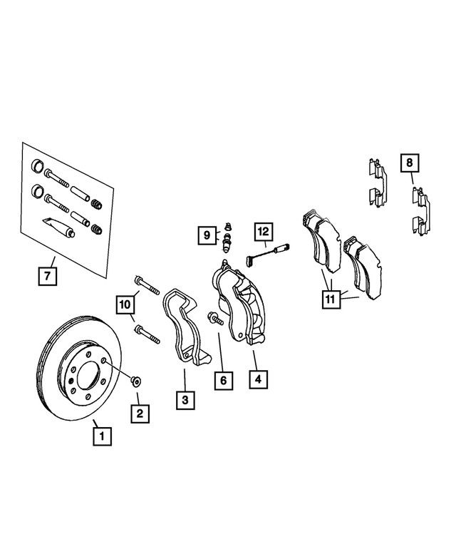 Genuine Mopar Brake Rotor 68006716AA gallery
