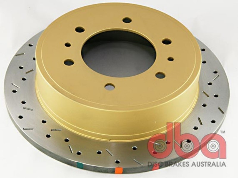 DBA 06-10 Hummer H3 Rear 4000 Series Drilled & Slotted Rotor DBA42055XS