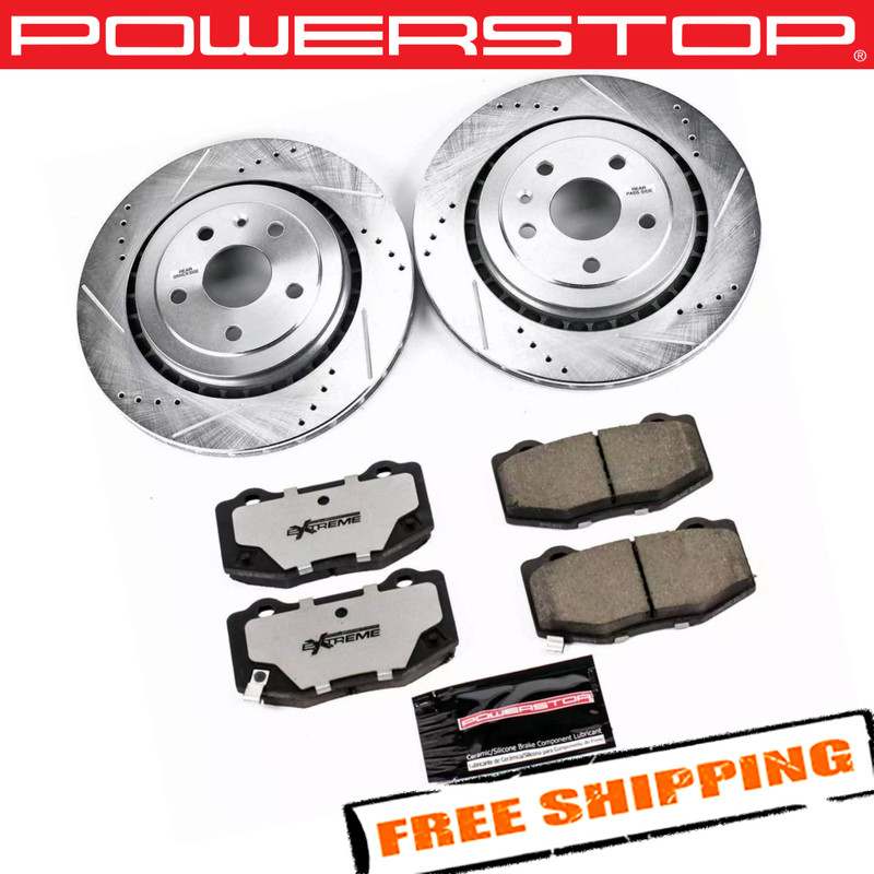 Power Stop K7045-26 1-Click Street Warrior Z26 Brake Kit for 16-19 Chevy Camaro