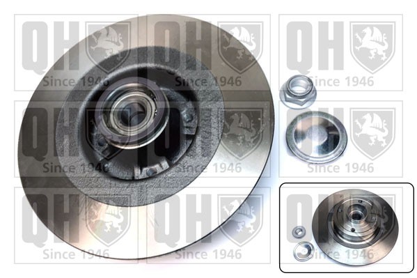 2x Brake Discs Pair Solid fits RENAULT MEGANE Mk2 2.0 Rear 03 to 09 270mm Set QH gallery