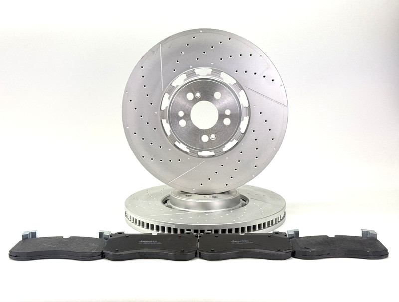FOR MERCEDES AMG GLE 53 4MATIC+ FRONT PERFORMANCE GENUINE BREMBO DISCS AND PADS