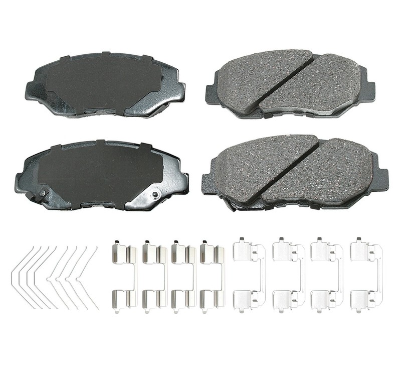 Front Brake Kit 300mm Rotors & Akebono ProACT Ceramic Pads For Honda Accord FWD gallery