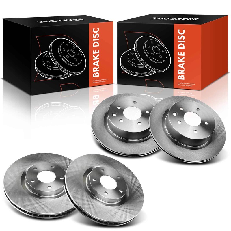 4x Disc Brake Rotors for Nissan Maxima 2009-2014 2016-2021 2022 Front and Rear