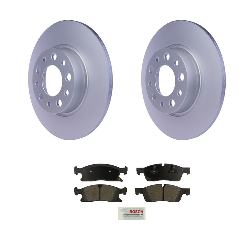 Hella Front Rotors Bosch Blue Ceramic Disc Brake Pads Kit For X166 GLE350 ML350