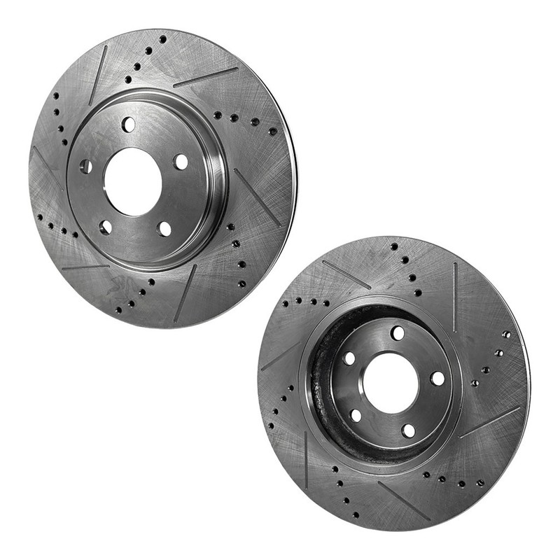 For Chevy Malibu Limited 2016 Brake Discs Driver and Passenger Side Pair | Front