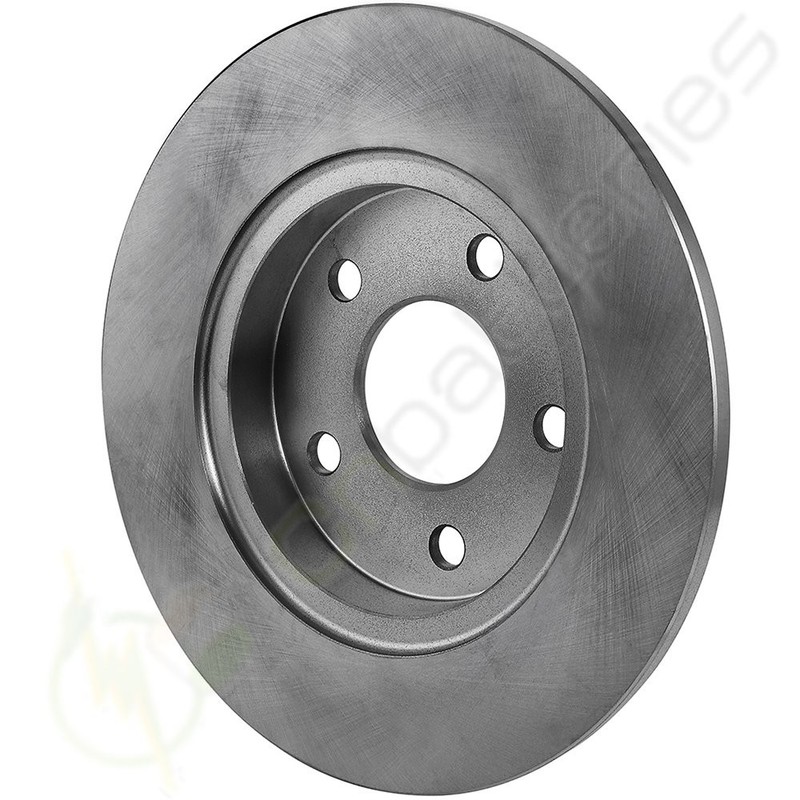 Front Rear Solid Brake Rotors Fits 2008-2011 Chevrolet Malibu 2.4L gallery