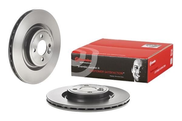 2X Brembo 09.B754.11 Front Vented Brake Discs Fits Mini Mini Mini Clubman