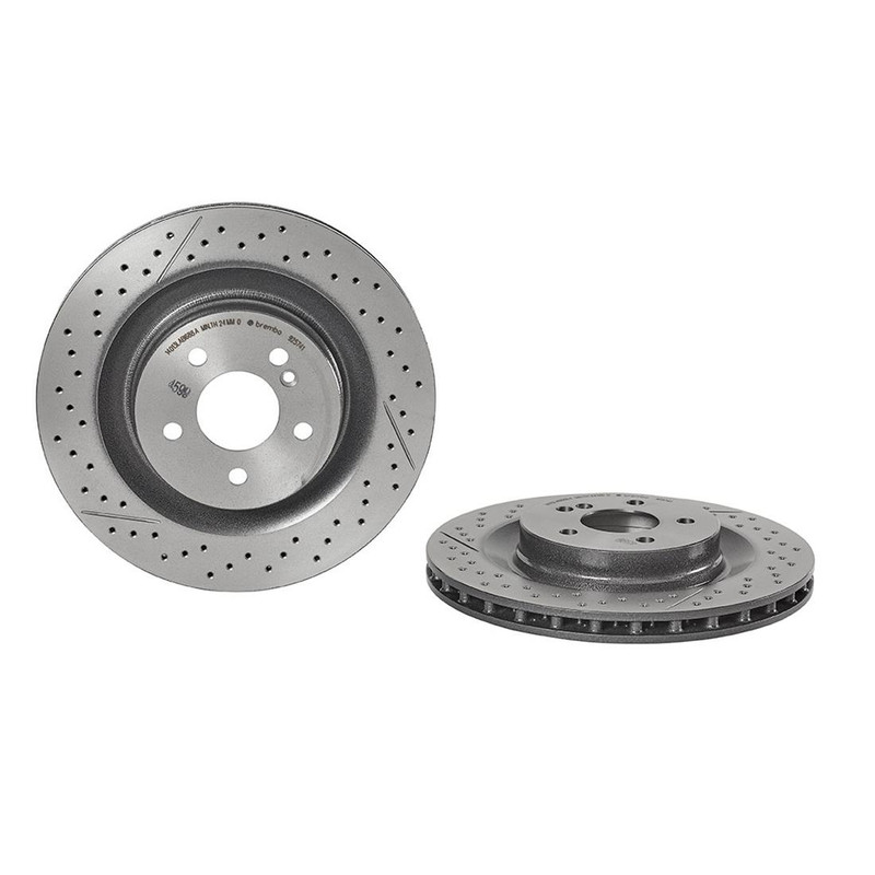Brembo Front Rear Brake Kit Drilled Disc Rotors Ceramic Pads Sensor For MB R171 gallery