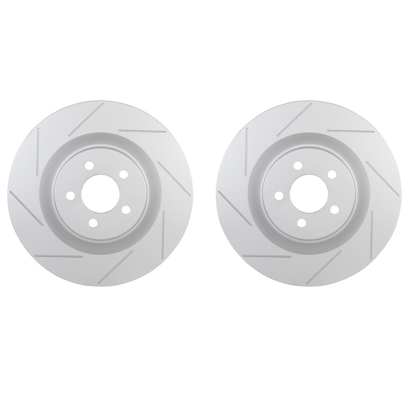 Bosch QuietCast Pair Set of Front Disc Brake Rotors for 300 Challenger Charger