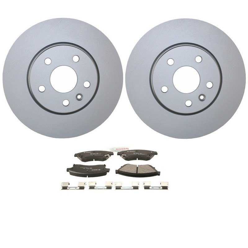 Front Brake Kit 276mm Coated Rotors Bosch Ceramic Pad For Cruze Limited Sonic L4 gallery