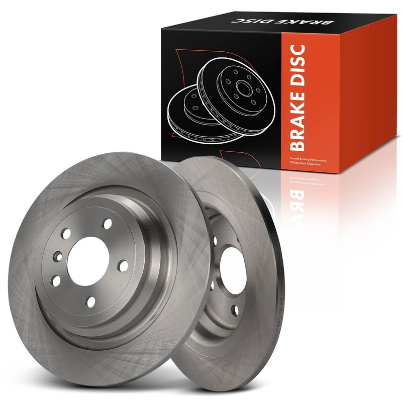 2x Rear Left & Right Disc Brake Rotors for Mercedes-Benz W166 GLE350d GLE300d