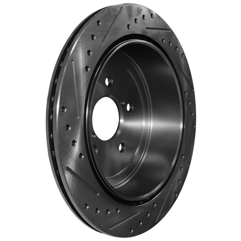 259mm Rear Drilled & Slotted Disc Brake Rotors for Mini Cooper 2014-2019 1.5L gallery