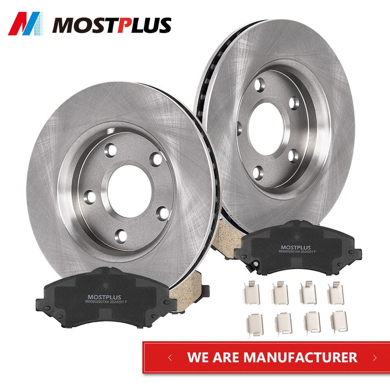 Front Disc Rotor Ceramic Brake Pad For Chrysler Town&Country Dodge Grand Caravan