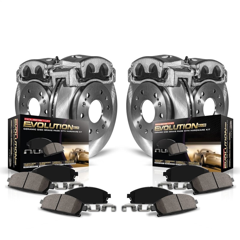 Powerstop 274.5mm Front 269mm Rear Brake Discs Calipers Pads Kit for ES300 Camry