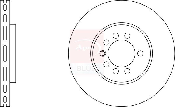 2x Brake Discs Pair Vented fits OPEL ASTRA G, H, J 1.7D Front 99 to 15 With ABS gallery