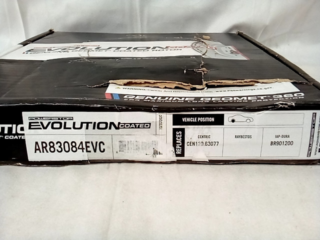 Powerstop Evolution Coated Rotor - AR83084EVC Geomet 360 gallery