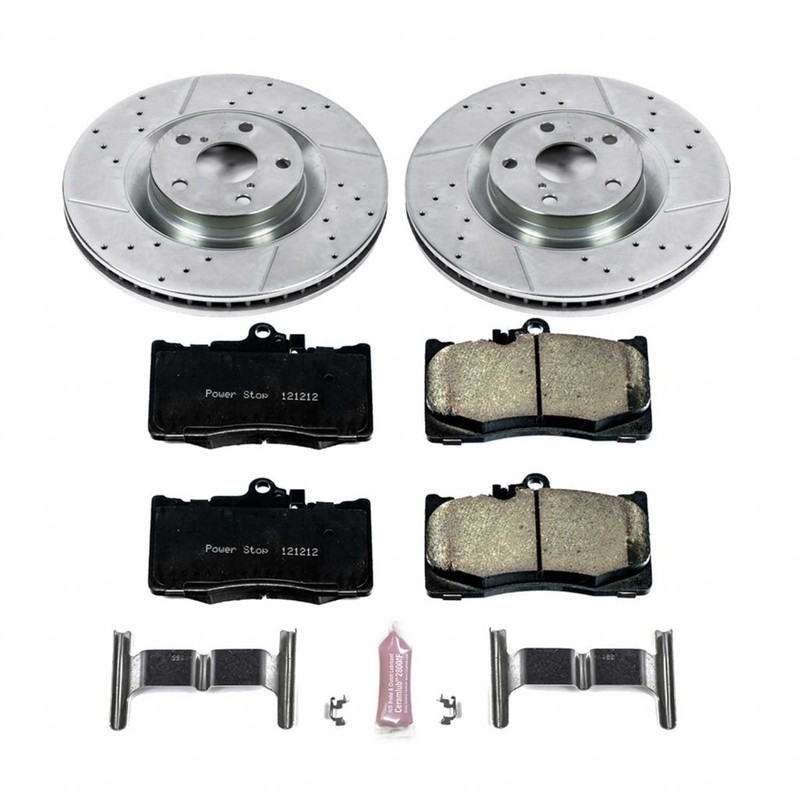 Power Stop Brake Kit For Lexus IS350 2013-2019 Front Z23 Evolution Sport gallery