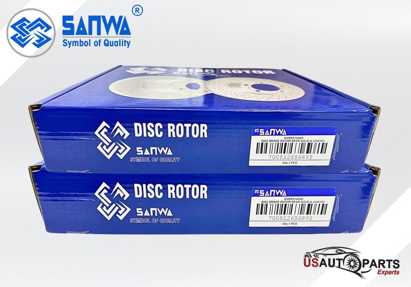 REAR BRAKE ROTOR SOLID GEOMET COATED &CERAMIC PAD KIT 284 mm FOR HYUNDAI 11-15 gallery