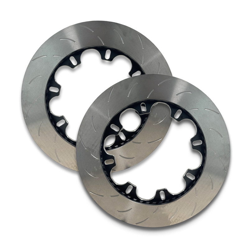 330MM x 28MM x 8 BOLT x 50MM Pad x 8″ PCD – FLOATING GROOVED BRAKE DISCS – PAIR