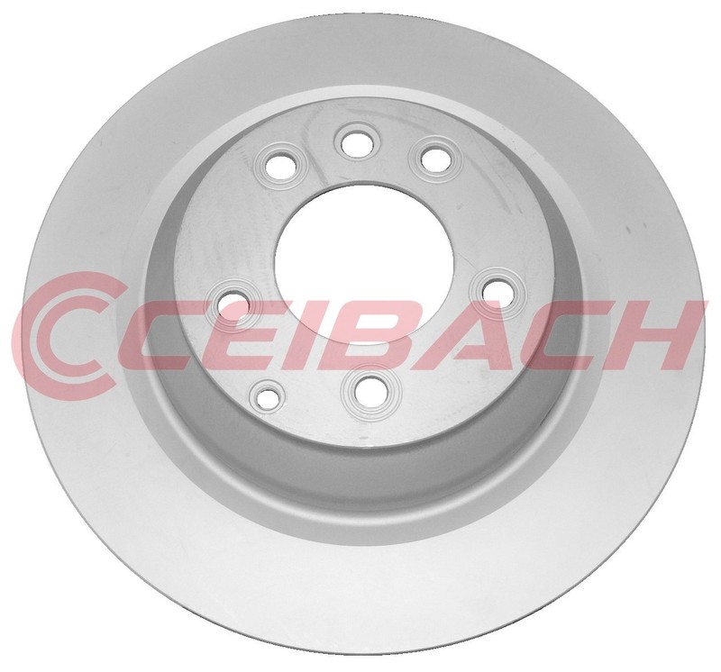 2x Ceibach Rear Brake Discs Pair 358mm Vented Fits Audi Q7 7L8615601A