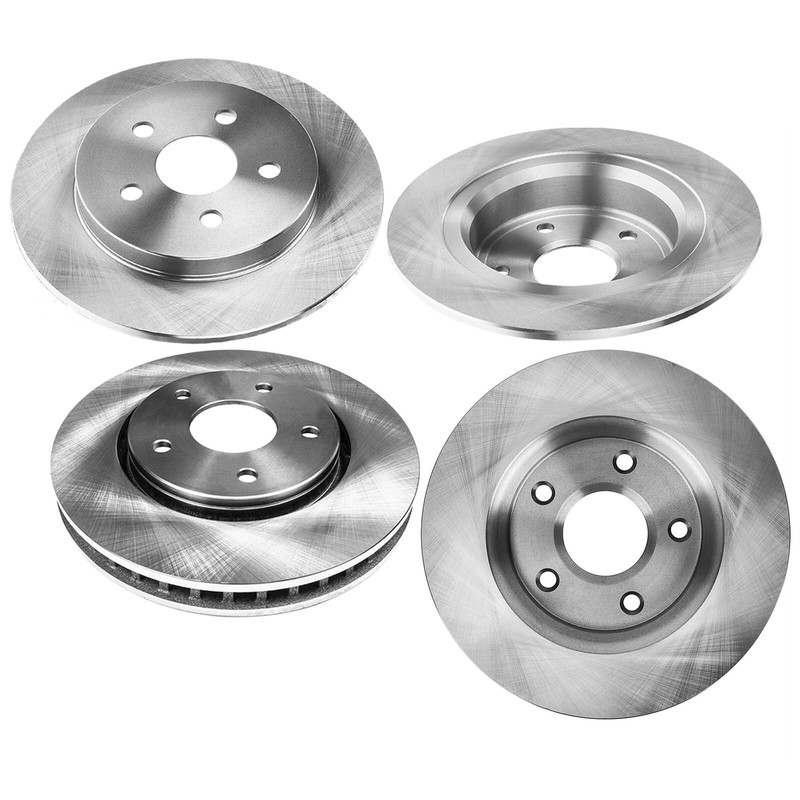 Front Rear Brake Rotors Kit for Dodge Grand Caravan Journey C/V Single Piston gallery