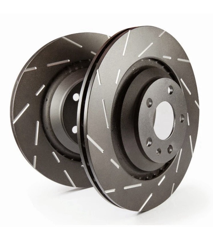 EBC for 14+ Audi S3 2.0 Turbo USR Slotted Front Rotors USR7612