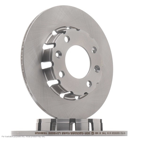 2X APEC Rear Brake Discs for PEUGEOT 208 II 2019- 249mm Solid SDK7368 gallery