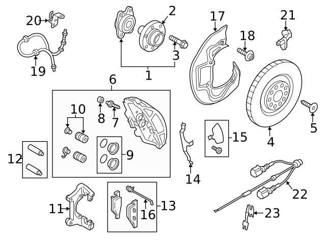 Genuine Audi Disc Brake Rotor 4G0-615-301-T gallery