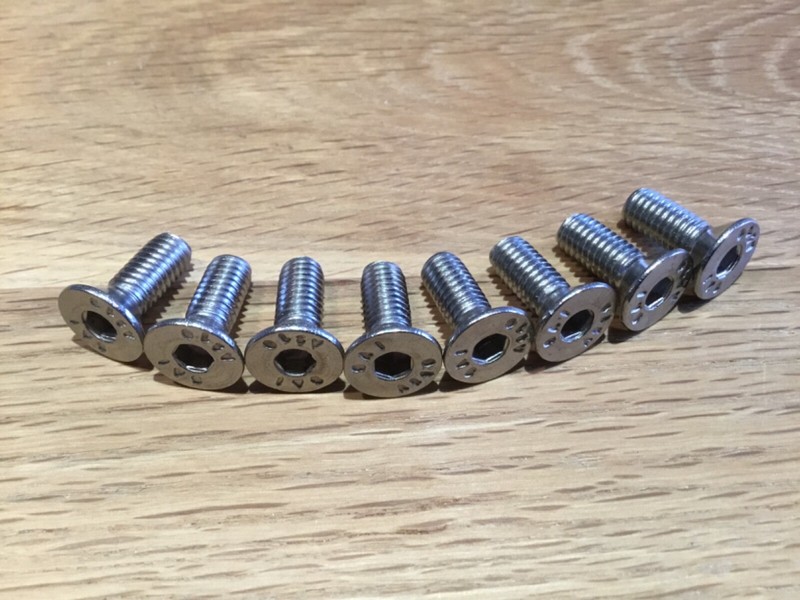8x Hyundai i20 i30 i40 Grandeur Stainless Steel Brake Disc Rotor Bolts Screws