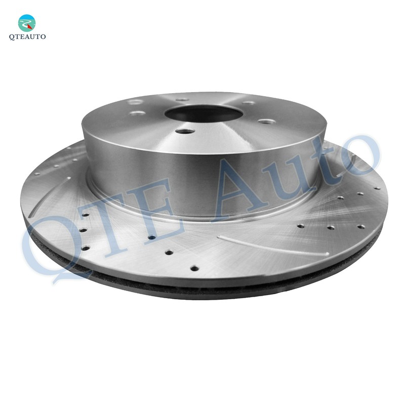 308mm Rear Drilled Slotted Brake Disc Rotors For 2014-2019 Infiniti Q70 gallery