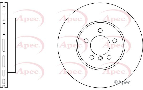 Brake Discs Pair Rear FOR BMW E65 E66 E67 4.8 750i 05->08 Petrol Apec gallery