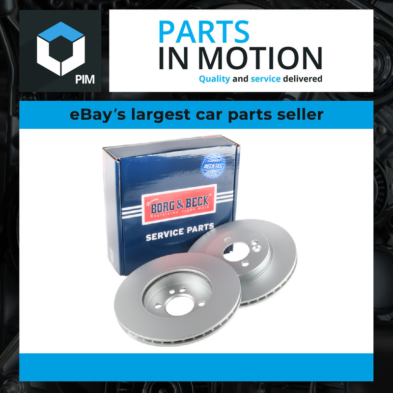 2x Brake Discs Pair Vented fits MINI COOPER R56 Front 1.6 1.6D 2.0D 06 to 13 Set