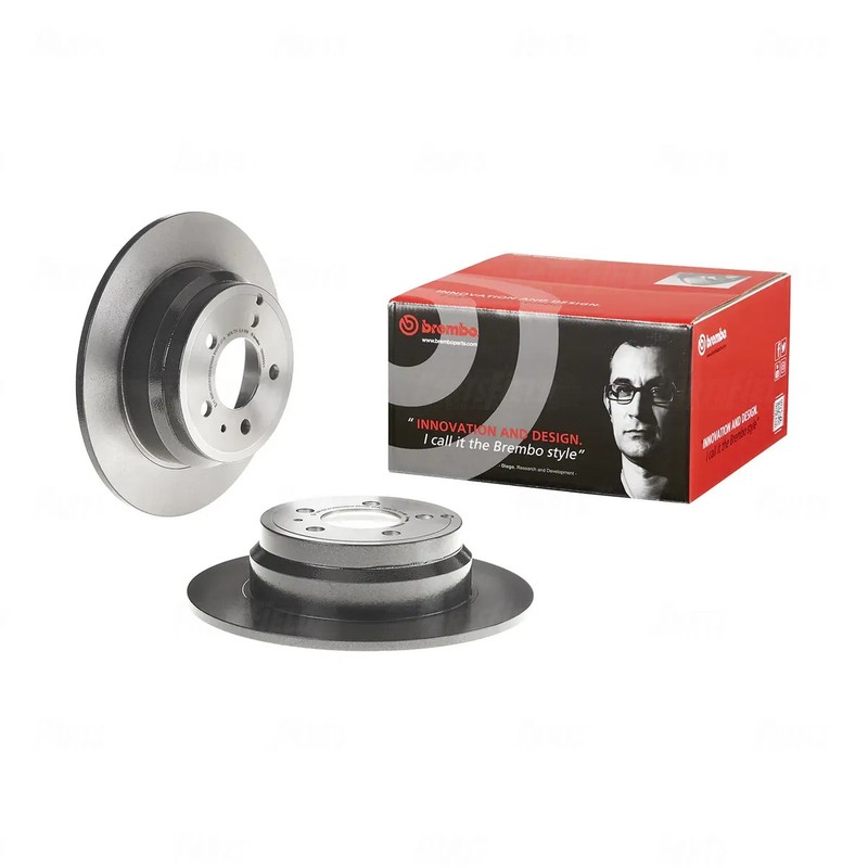 1 Set Rear Brembo UV Coated Disc Rotors+NAO Pads for Volvo V70 875 95-08 295mm gallery