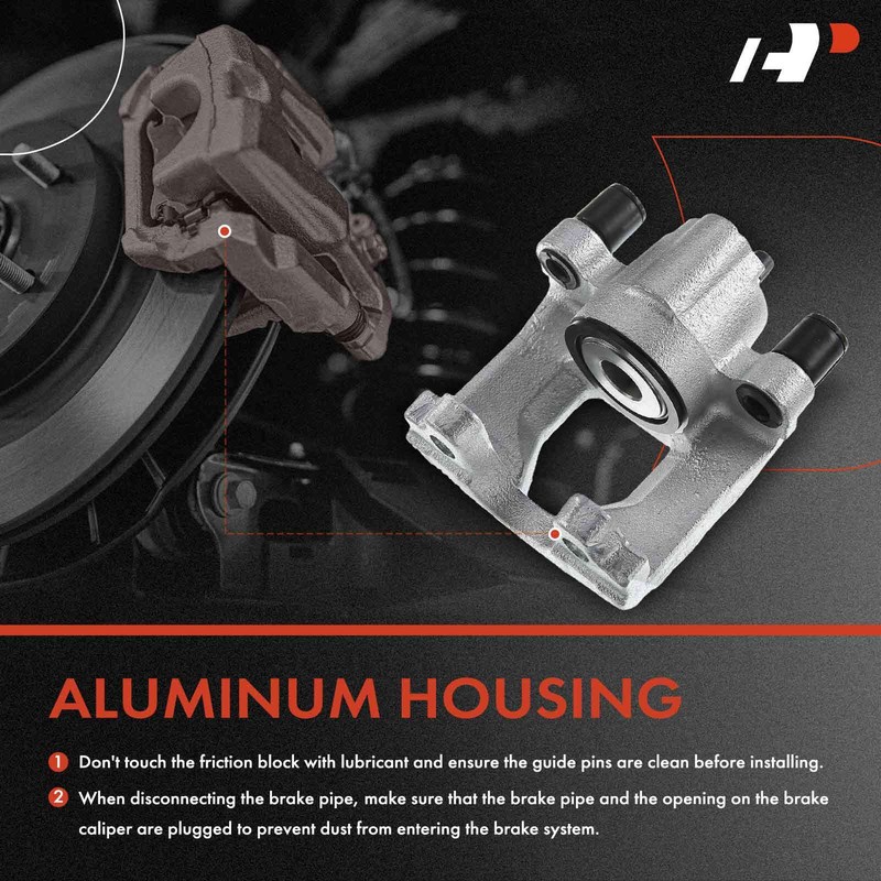A-Premium Rear Disc Brake Rotor & Pads Caliper for Dodge Grand Caravan Chrysler gallery