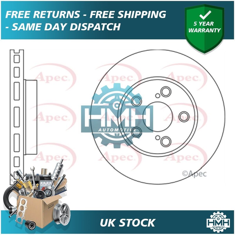 Fits Toyota Celica 1994-2002 1.8 2.0 TD Brake Disc Front Poppy 4351220701