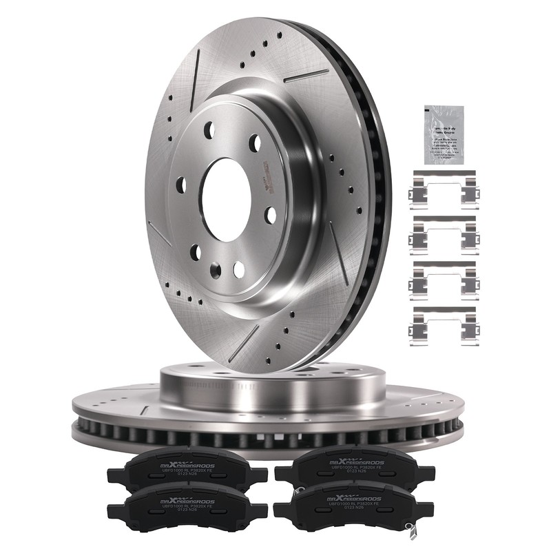 Front Disc Brake Rotors Brake Pads for Saturn Outlook/GMC Acadia/Chevy Traverse