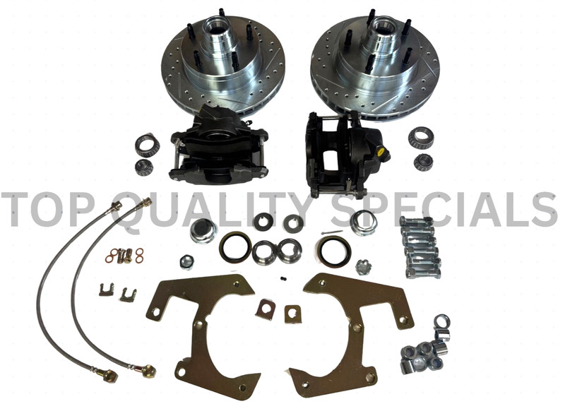 1948-1956 FORD F1 F100 1/2 TON TRUCK DISC BRAKE CONVERSION 5 ON 5.5 Booster Kit gallery