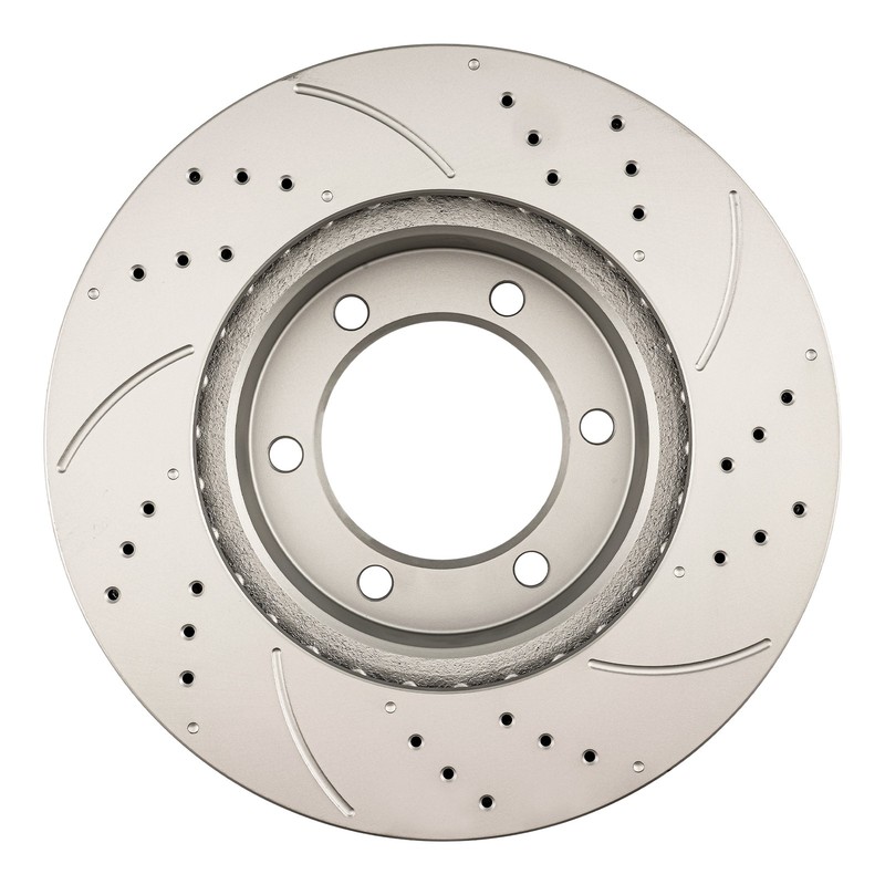 Pair Front Drilled Slotted Rotors Fits Toyota 2000-2006 Tundra 2001-2007 Sequoia gallery