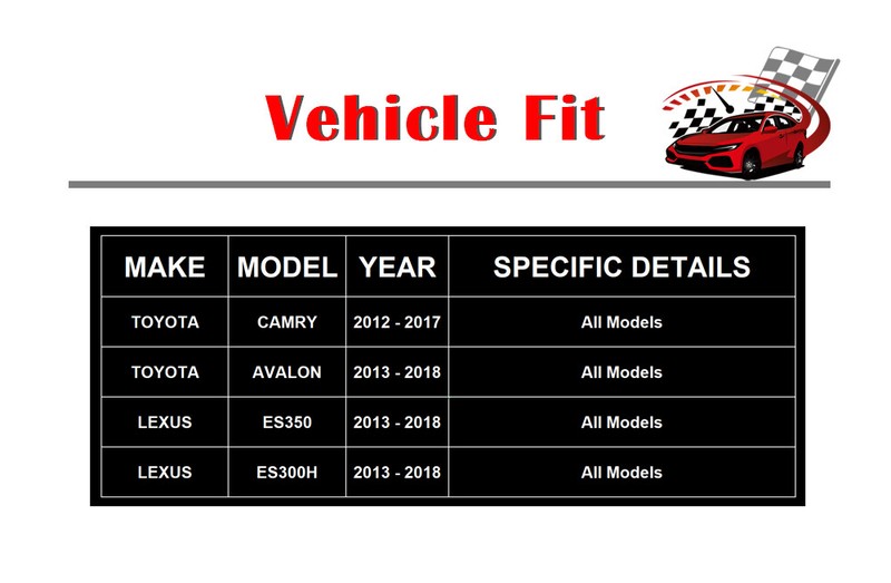 Fit 2012 2013 2014 - 2017 Toyota Camry Front Rear Brakes Rotors and Ceramic Pads gallery